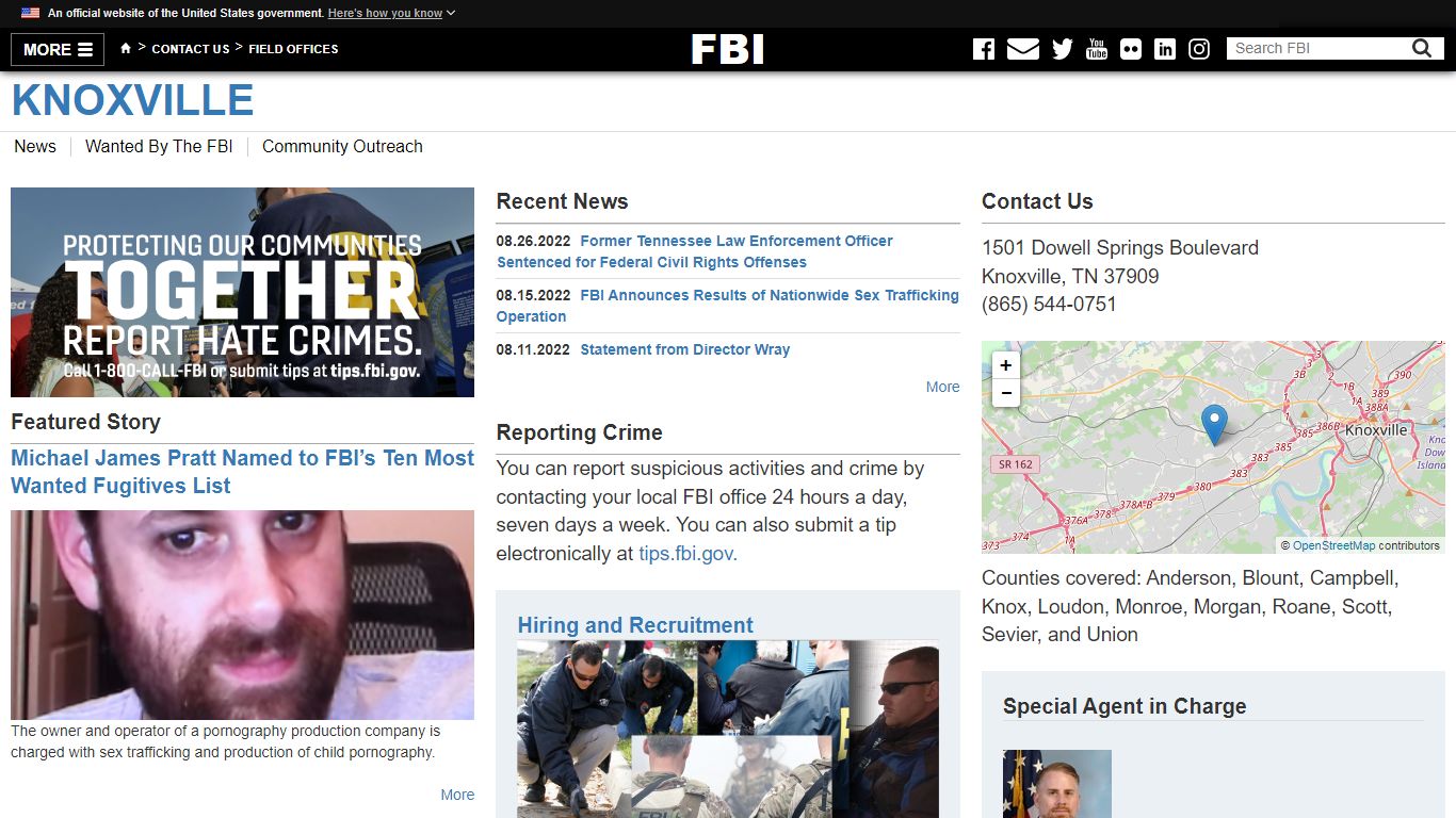 Knoxville — FBI